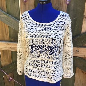 CHARMING CHARLIE Lace Top